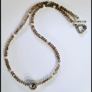 ARTISAN ORIGINAL DESIGN CASUALTO DRESS TO IMPRESS SWAROVSKI  BEADED CZ  CHOKER
